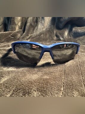 Oakley Blue Frame Black Lens Sunglasses